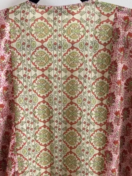 Zara | Floral Button Down "The Rosie" Boho Maxi Lightweight Dress M - Picture 11 of 13